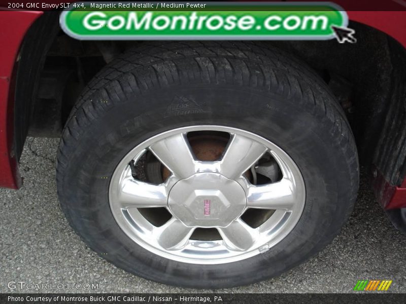 Magnetic Red Metallic / Medium Pewter 2004 GMC Envoy SLT 4x4
