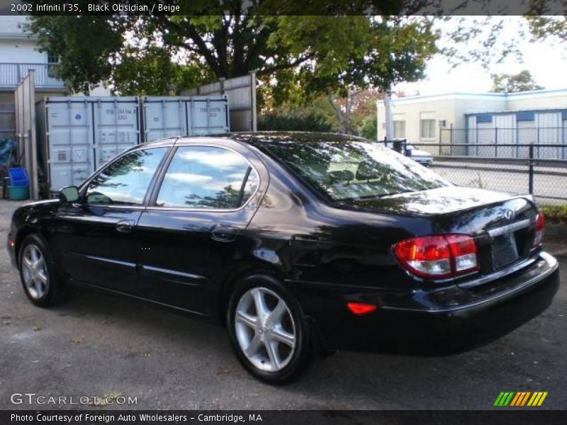 Black Obsidian / Beige 2002 Infiniti I 35