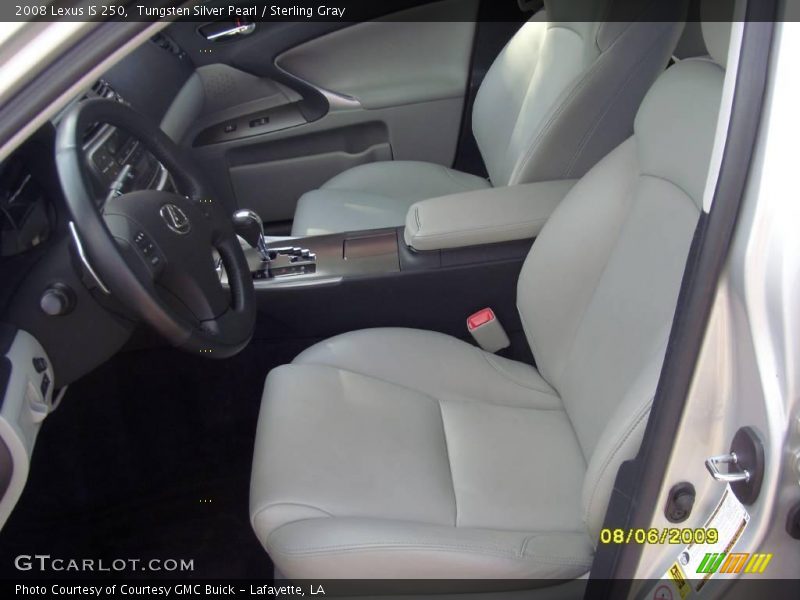 Tungsten Silver Pearl / Sterling Gray 2008 Lexus IS 250