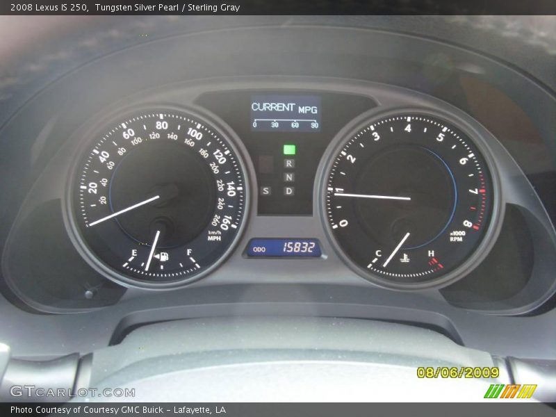 Tungsten Silver Pearl / Sterling Gray 2008 Lexus IS 250