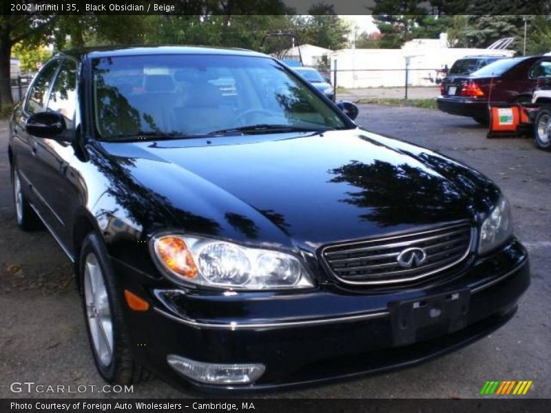 Black Obsidian / Beige 2002 Infiniti I 35