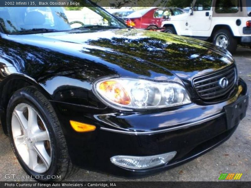Black Obsidian / Beige 2002 Infiniti I 35