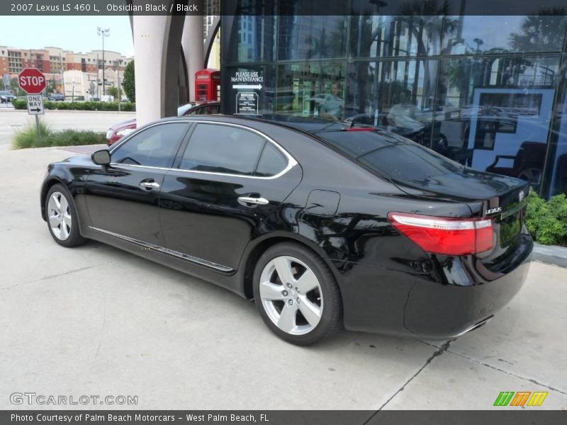 Obsidian Black / Black 2007 Lexus LS 460 L