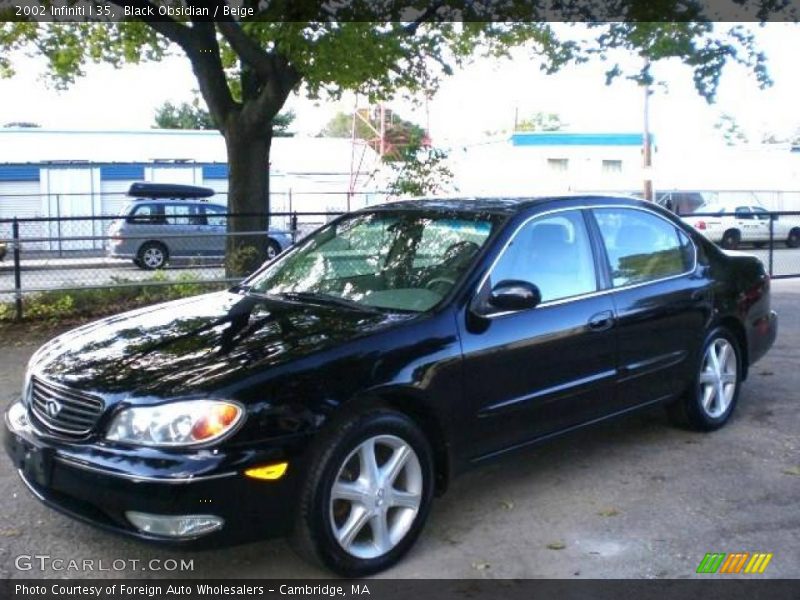 Black Obsidian / Beige 2002 Infiniti I 35