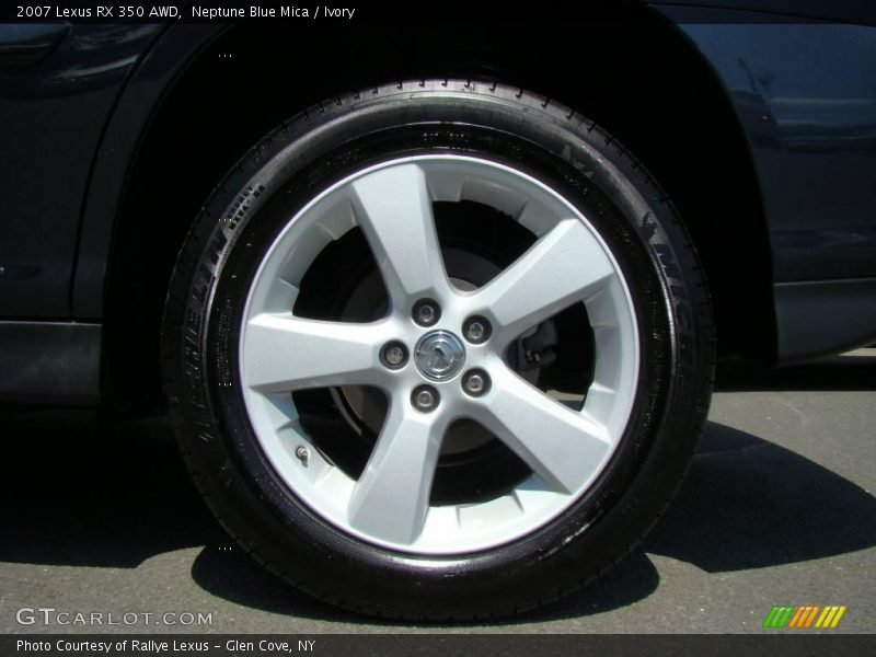 Neptune Blue Mica / Ivory 2007 Lexus RX 350 AWD