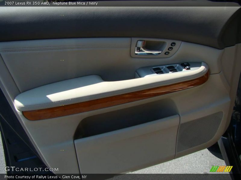Neptune Blue Mica / Ivory 2007 Lexus RX 350 AWD