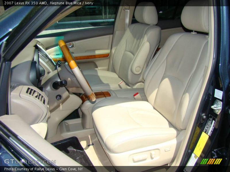 Neptune Blue Mica / Ivory 2007 Lexus RX 350 AWD