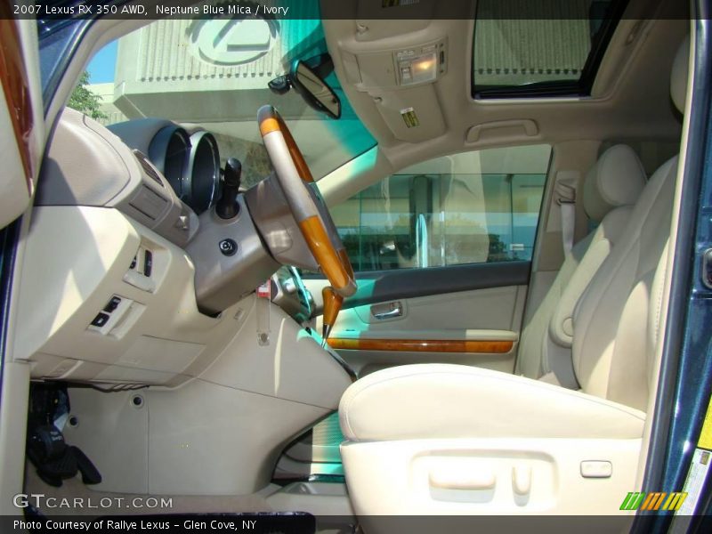 Neptune Blue Mica / Ivory 2007 Lexus RX 350 AWD