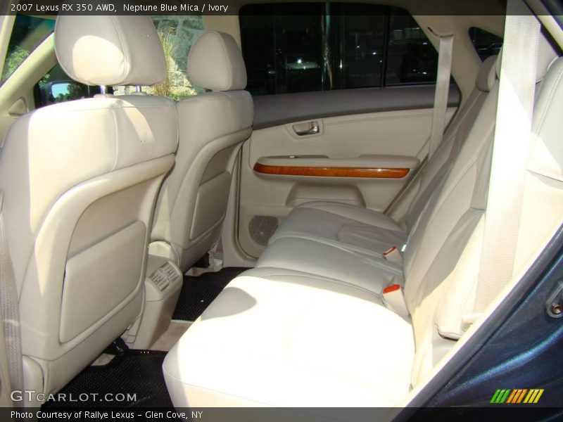 Neptune Blue Mica / Ivory 2007 Lexus RX 350 AWD