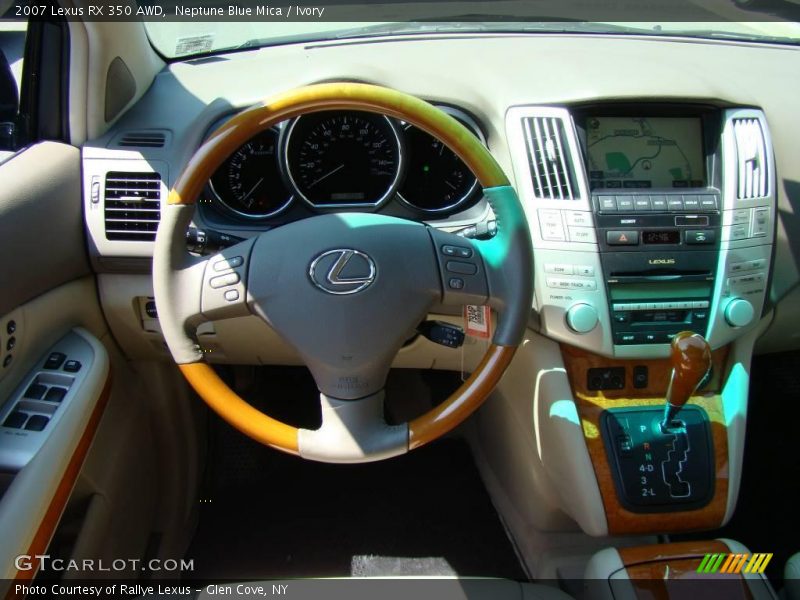 Neptune Blue Mica / Ivory 2007 Lexus RX 350 AWD