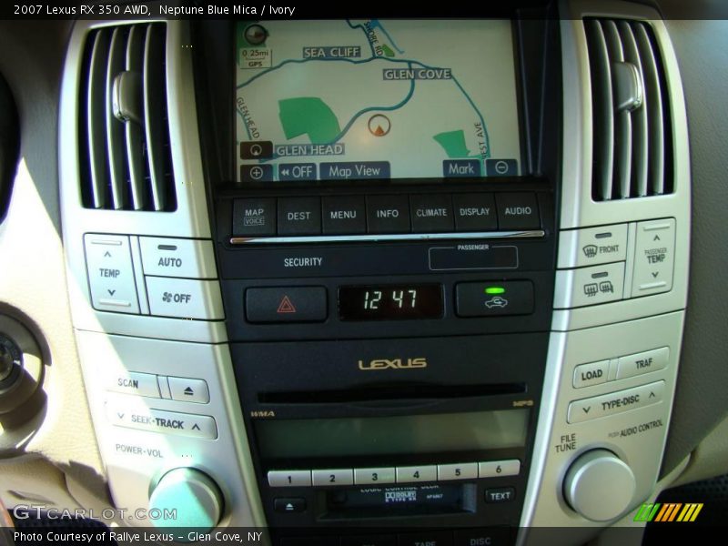 Neptune Blue Mica / Ivory 2007 Lexus RX 350 AWD