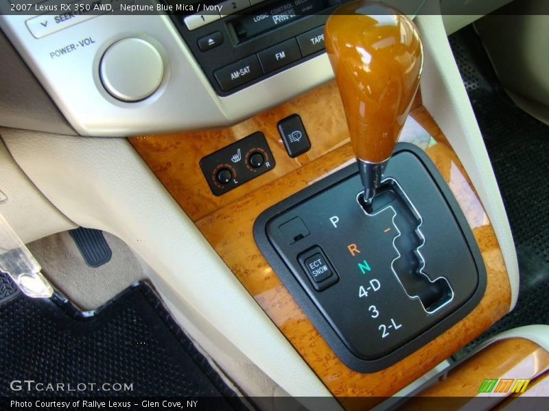 Neptune Blue Mica / Ivory 2007 Lexus RX 350 AWD