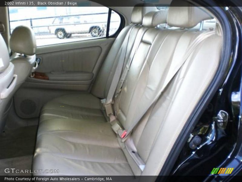 Black Obsidian / Beige 2002 Infiniti I 35