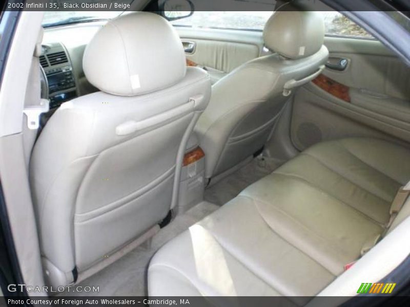 Black Obsidian / Beige 2002 Infiniti I 35
