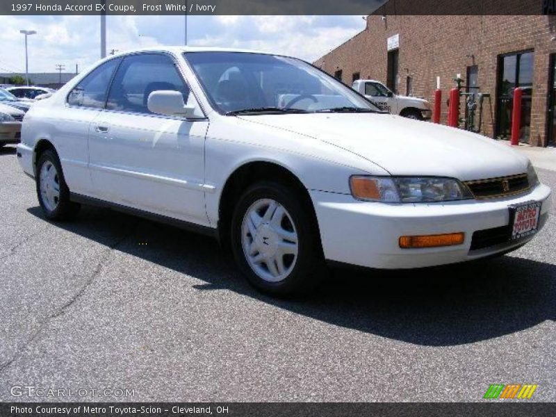 Frost White / Ivory 1997 Honda Accord EX Coupe