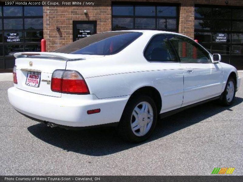 Frost White / Ivory 1997 Honda Accord EX Coupe