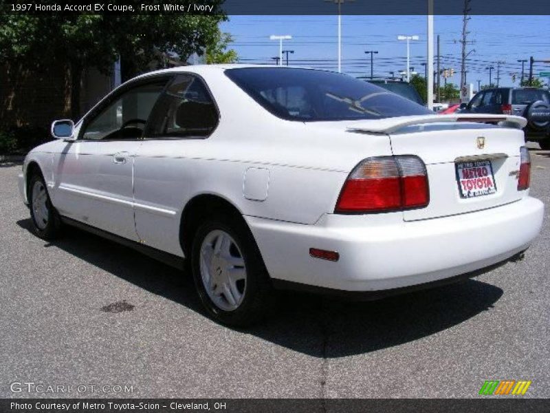 Frost White / Ivory 1997 Honda Accord EX Coupe