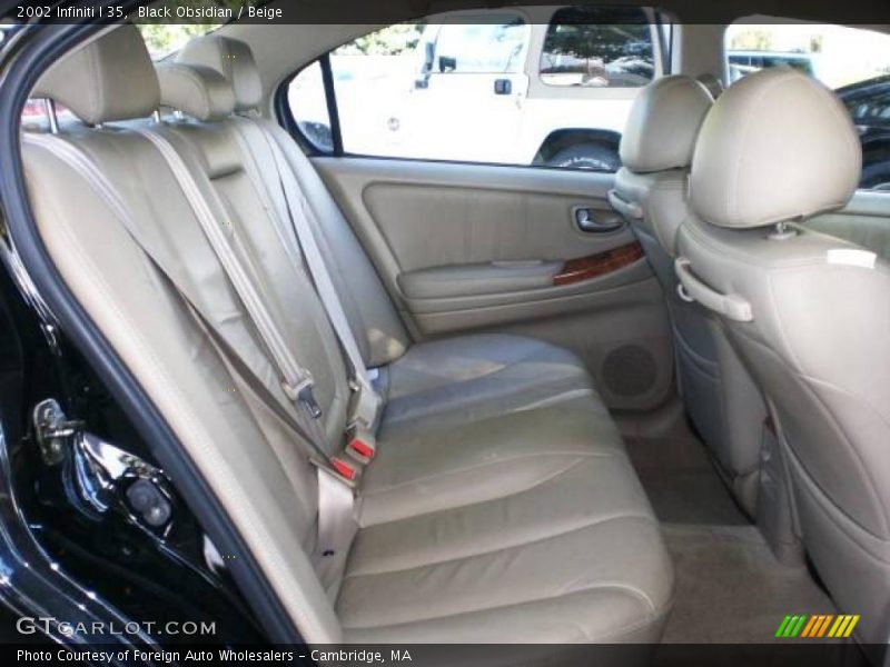 Black Obsidian / Beige 2002 Infiniti I 35