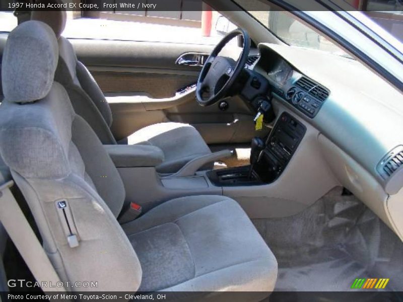 Frost White / Ivory 1997 Honda Accord EX Coupe