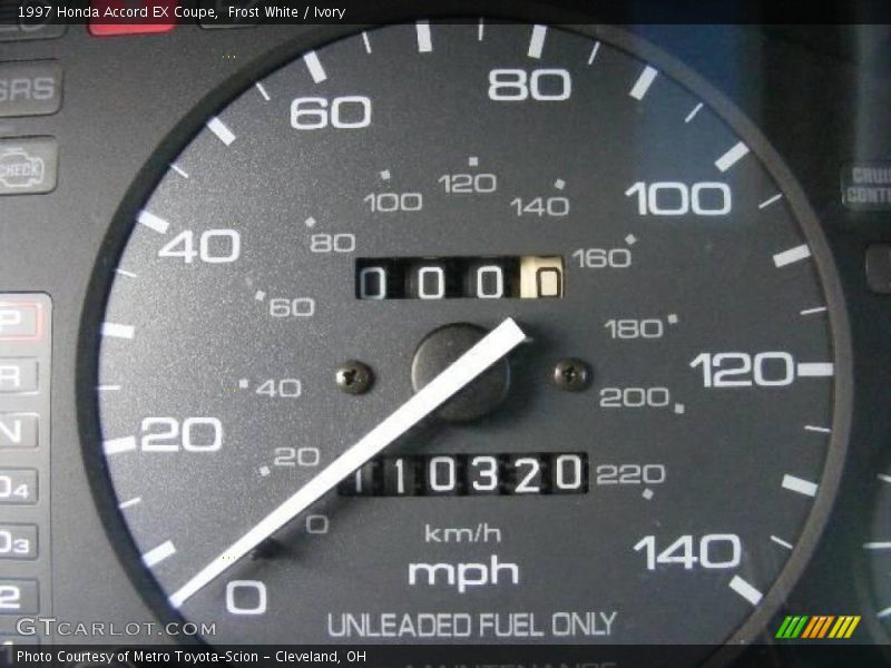 Frost White / Ivory 1997 Honda Accord EX Coupe