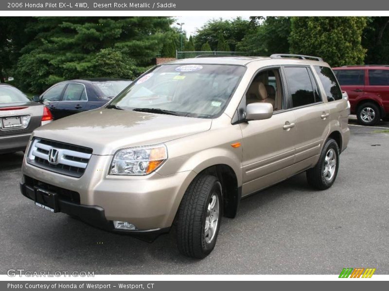 Desert Rock Metallic / Saddle 2006 Honda Pilot EX-L 4WD