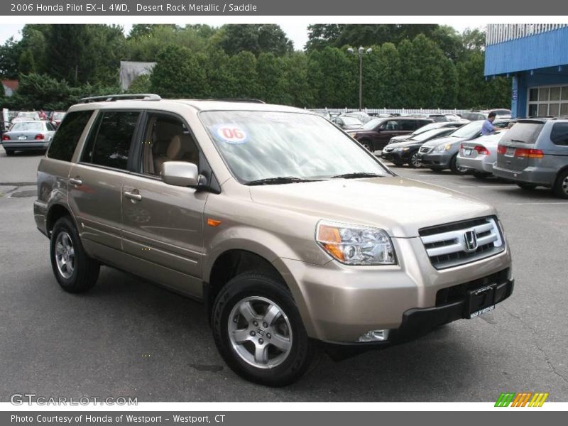 Desert Rock Metallic / Saddle 2006 Honda Pilot EX-L 4WD
