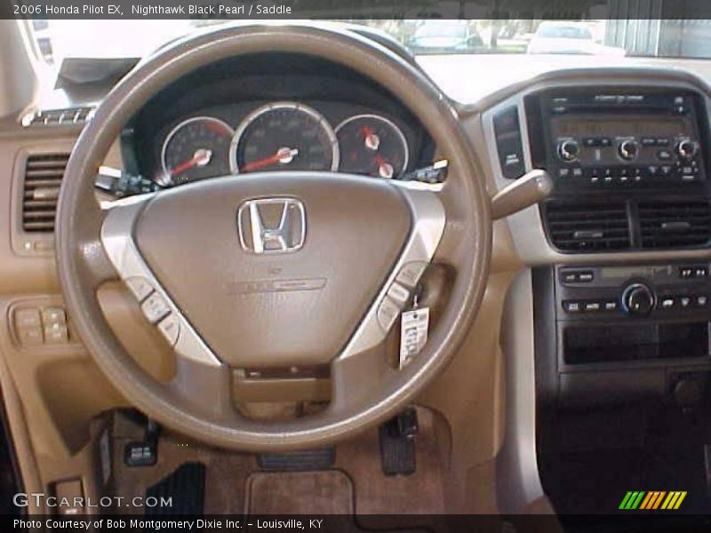 Nighthawk Black Pearl / Saddle 2006 Honda Pilot EX