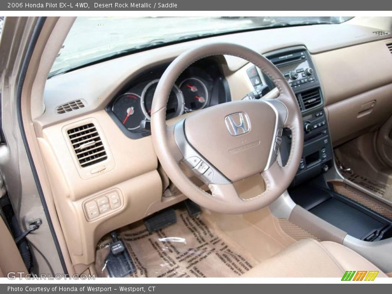 Desert Rock Metallic / Saddle 2006 Honda Pilot EX-L 4WD