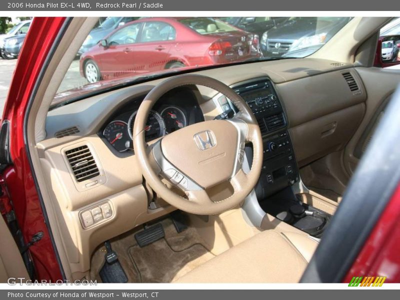 Redrock Pearl / Saddle 2006 Honda Pilot EX-L 4WD