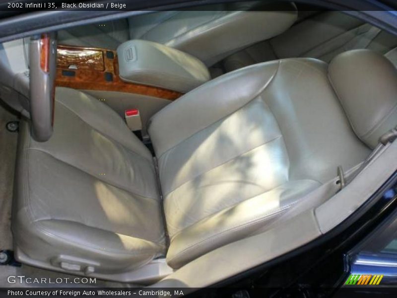Black Obsidian / Beige 2002 Infiniti I 35