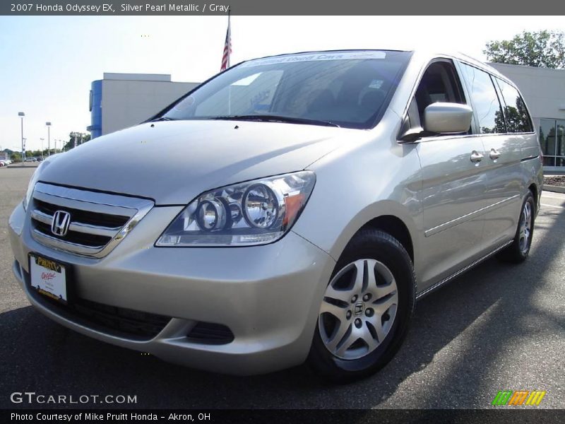 Silver Pearl Metallic / Gray 2007 Honda Odyssey EX