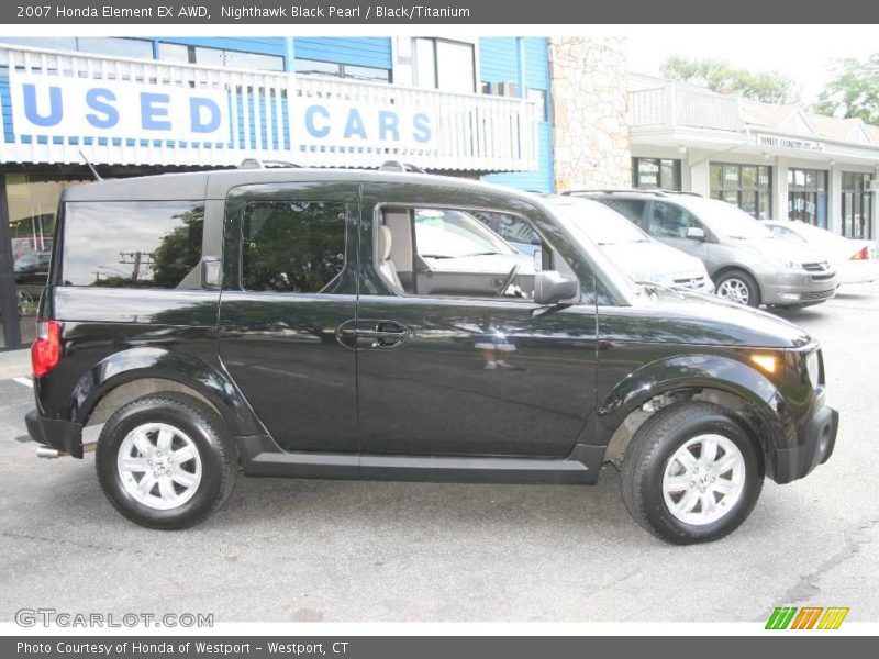 Nighthawk Black Pearl / Black/Titanium 2007 Honda Element EX AWD