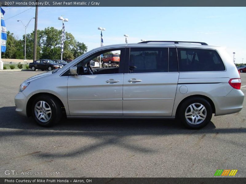 Silver Pearl Metallic / Gray 2007 Honda Odyssey EX
