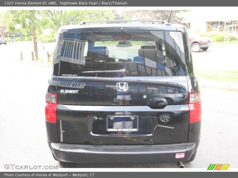 Nighthawk Black Pearl / Black/Titanium 2007 Honda Element EX AWD