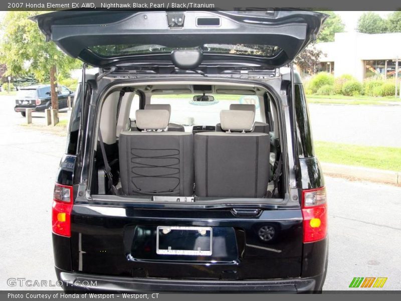 Nighthawk Black Pearl / Black/Titanium 2007 Honda Element EX AWD