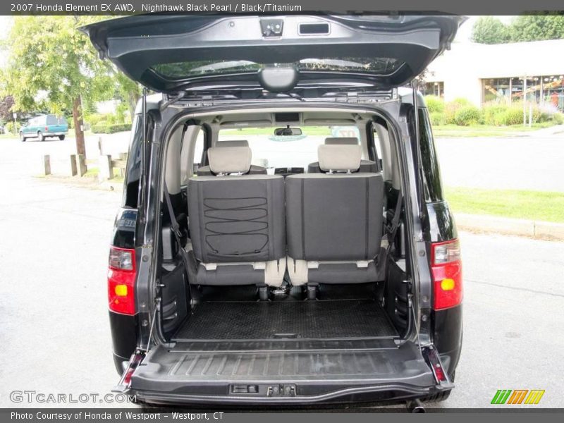 Nighthawk Black Pearl / Black/Titanium 2007 Honda Element EX AWD