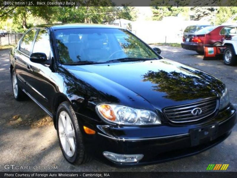 Black Obsidian / Beige 2002 Infiniti I 35