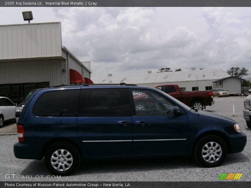 Imperial Blue Metallic / Gray 2005 Kia Sedona LX