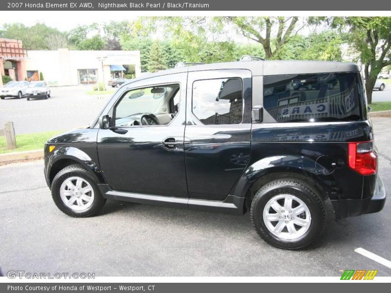 Nighthawk Black Pearl / Black/Titanium 2007 Honda Element EX AWD