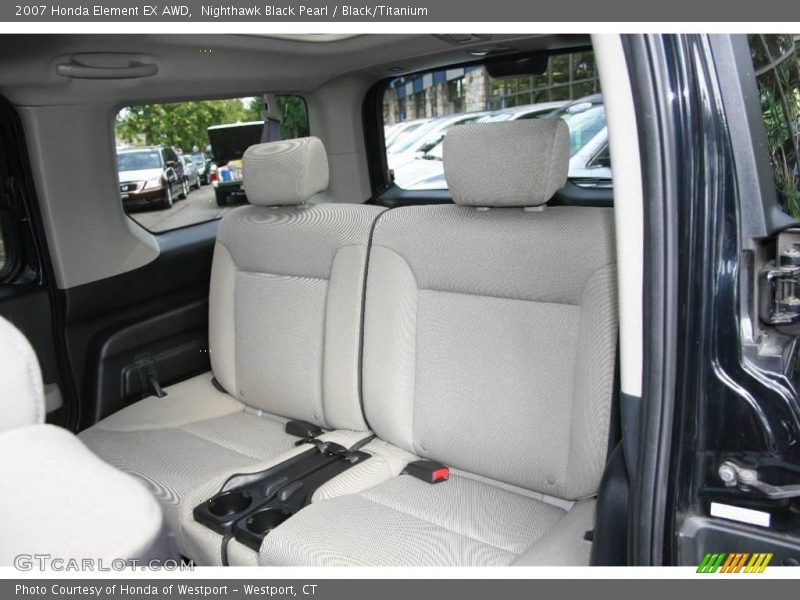 Nighthawk Black Pearl / Black/Titanium 2007 Honda Element EX AWD
