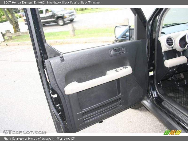 Nighthawk Black Pearl / Black/Titanium 2007 Honda Element EX AWD