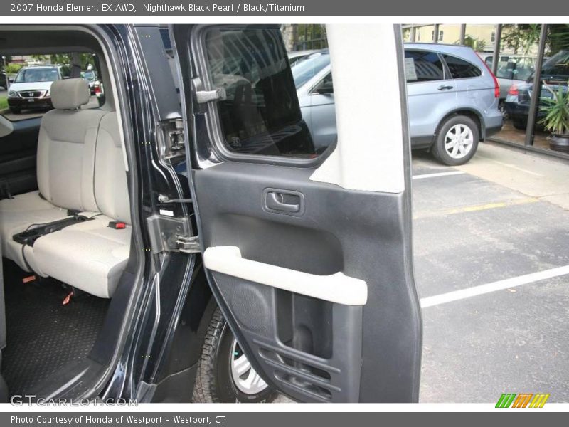 Nighthawk Black Pearl / Black/Titanium 2007 Honda Element EX AWD