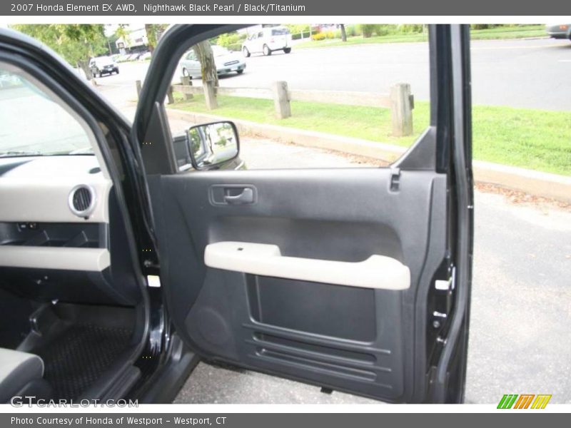 Nighthawk Black Pearl / Black/Titanium 2007 Honda Element EX AWD
