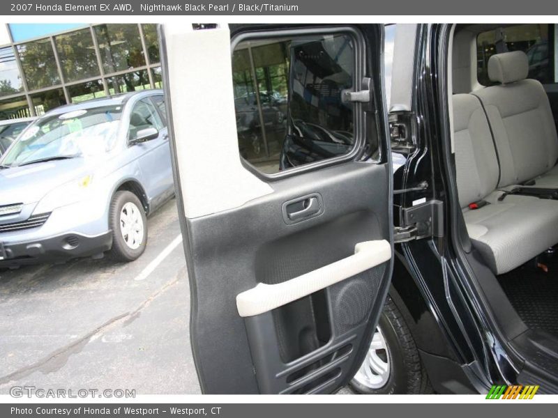 Nighthawk Black Pearl / Black/Titanium 2007 Honda Element EX AWD