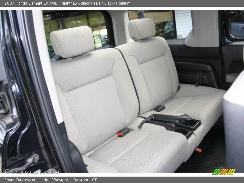 Nighthawk Black Pearl / Black/Titanium 2007 Honda Element EX AWD