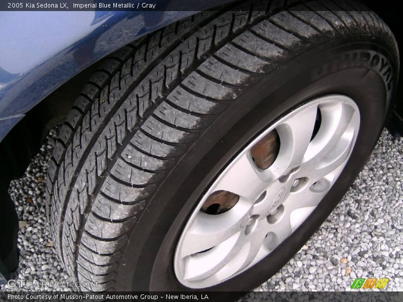 Imperial Blue Metallic / Gray 2005 Kia Sedona LX