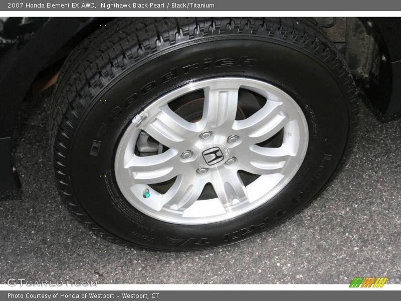 Nighthawk Black Pearl / Black/Titanium 2007 Honda Element EX AWD