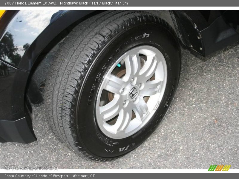 Nighthawk Black Pearl / Black/Titanium 2007 Honda Element EX AWD