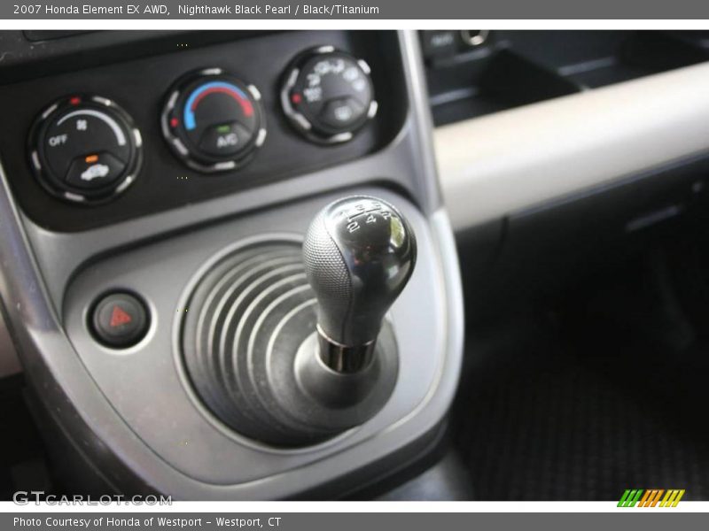 Nighthawk Black Pearl / Black/Titanium 2007 Honda Element EX AWD