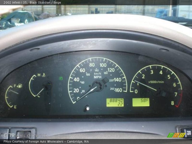 Black Obsidian / Beige 2002 Infiniti I 35